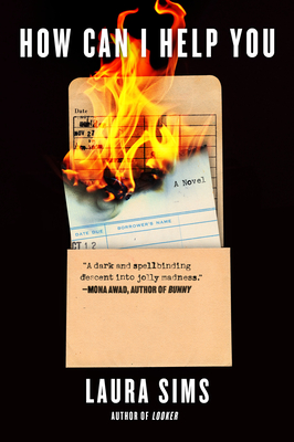 Library card catching on fire